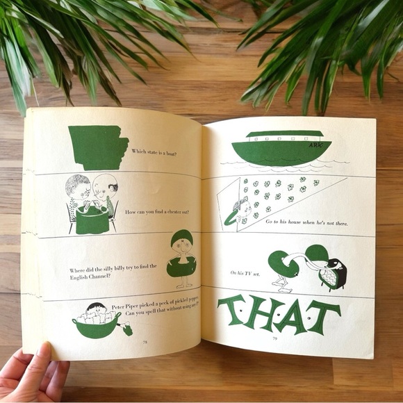 VINTAGE Ask Me Another Riddle - Illustrated by Crosby Bonsall - Hardcover - Picture 10 of 14